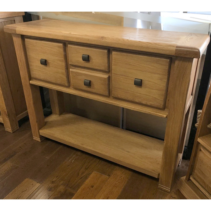 Union Rustic Gainesville 120Cm Solid Wood Console Table Wayfair.co.uk